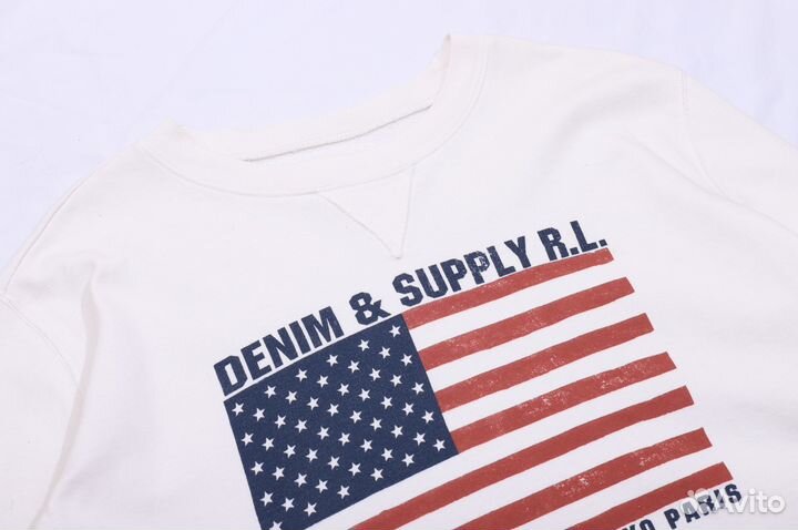 Denim&Supply Ralph Lauren Crop Sweat свитшот