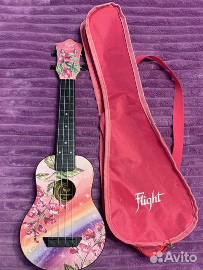 Укулеле flight сопрано от Алены Швец с чехлом