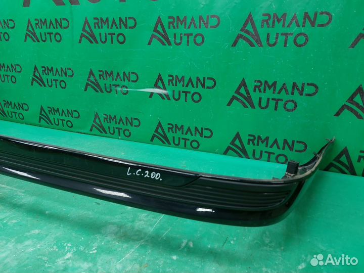 Юбка бампера задняя Toyota Land Cruiser 200
