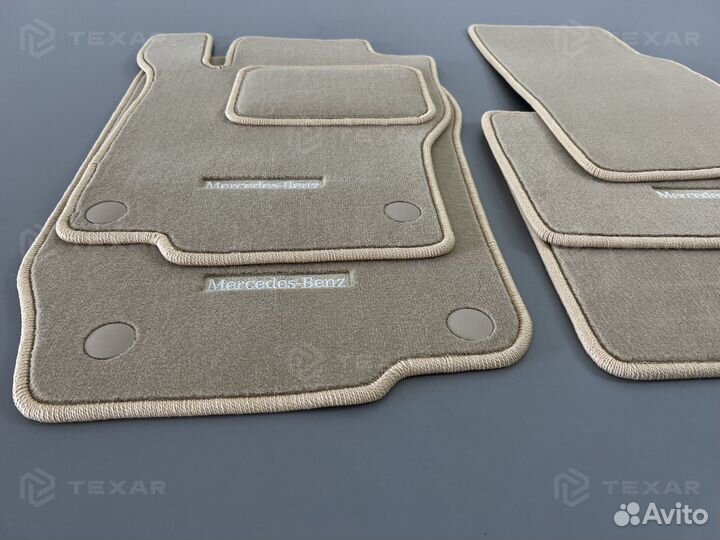 Коврики бежевые Mercedes GL-Класс X164