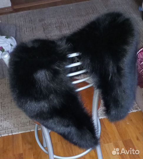 Комплект меховой, песец: воротник, шапка, манжеты