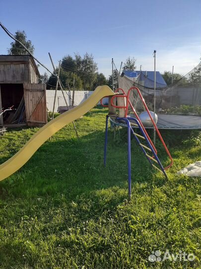 Детская горка пластиковая уличная бу