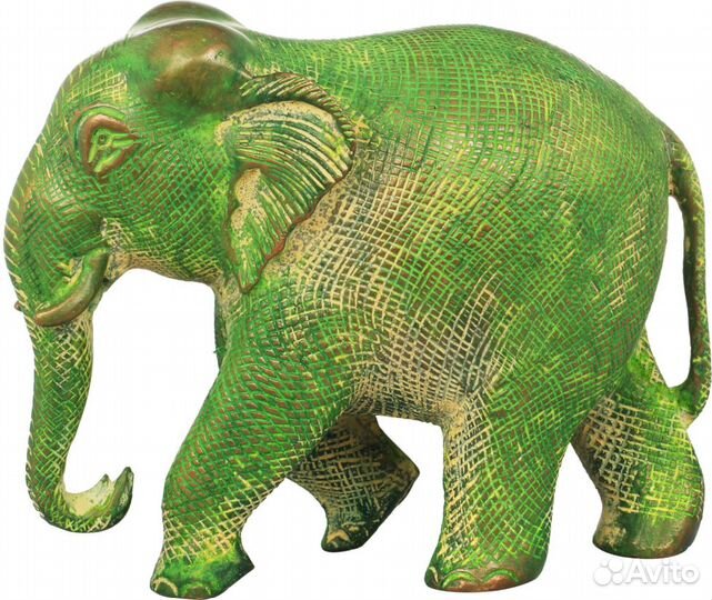 Слон латунная статуя 2кг декор интерьер слоны