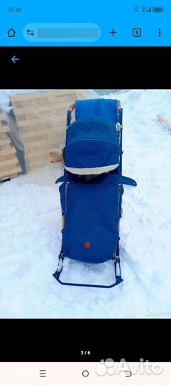 Детские санки коляска ника 7-8