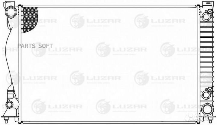 Радиатор охл. для а/м Audi A6 (C6) (04) 2.4i/2.8i