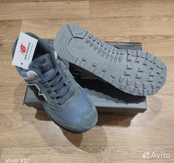 Кроссовки новые мужские New balance 574 grey