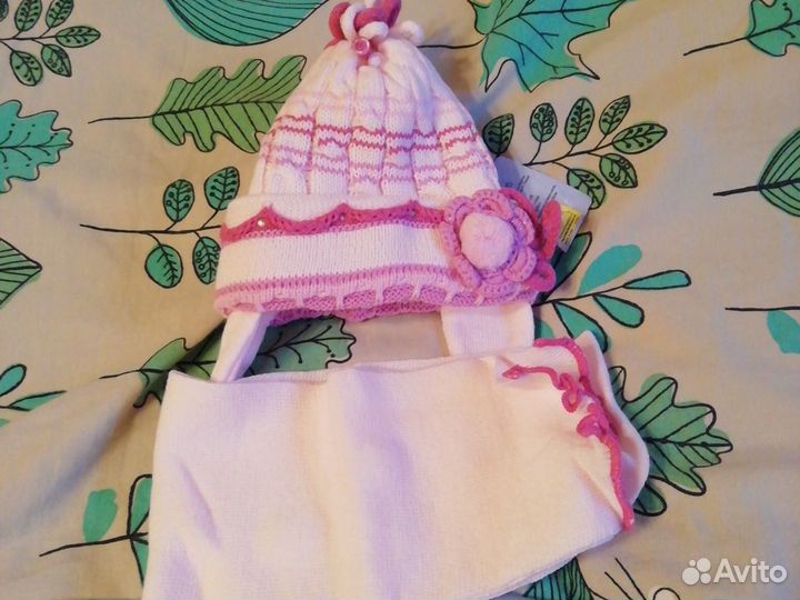 Комплект шапка, шарф 46-48