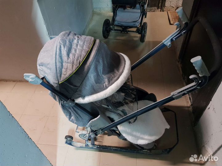 Сани коляска детские