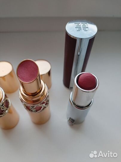 Футляры помад с остатками YSL Givenchy