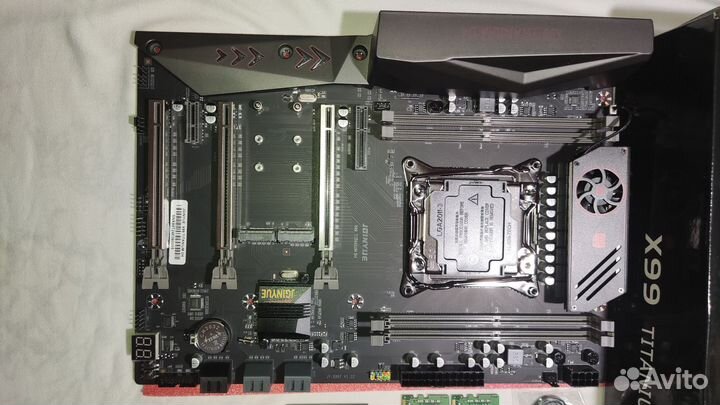 Комплект x99 titanium d4 + E5 2690 V3 + 32GB