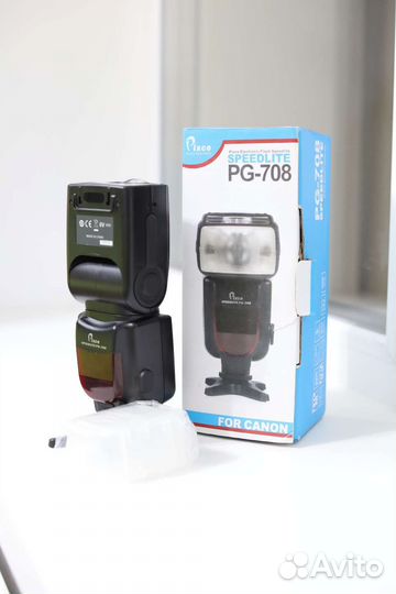 Вспышка камеры canon