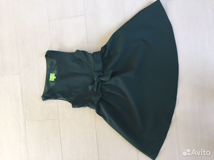 Сарафан для девочки с бантом школьная форма