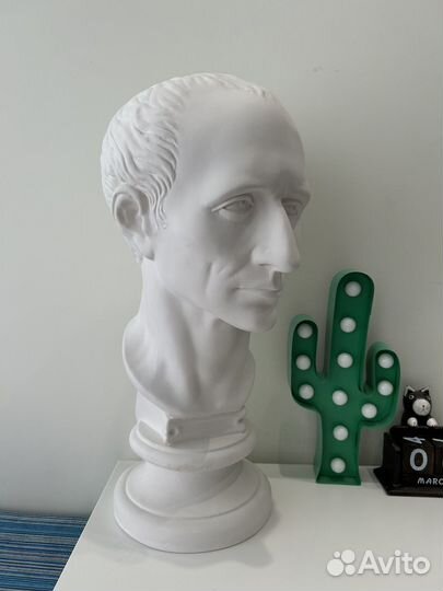 Гипсовая голова Цезарь
