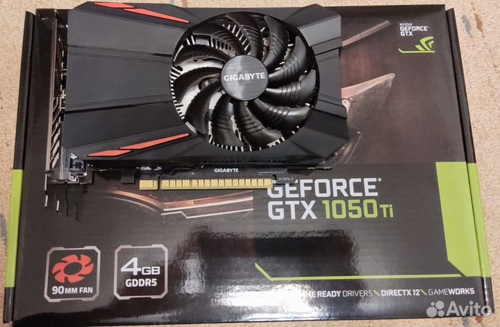 Видеокарта gigabyte GeForce GTX 1050 Ti D5 4G