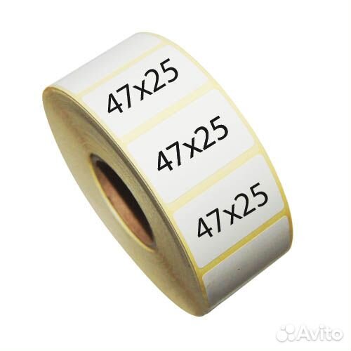 Термоэтикетка 47х25/2000 стикера для термопринтера