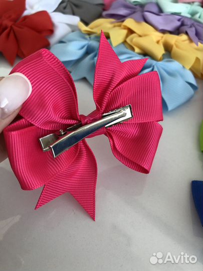 Бантики для волос на зажиме