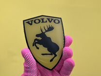 Герб лось для Volvo желтый эмблема наклейка Вольво