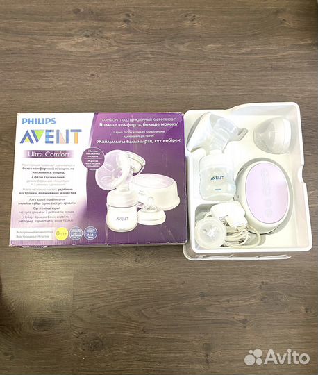 Молокоотсос avent электрический+ручной+подарки
