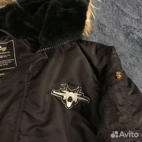 Alpha industries N2B бомбер утепленный