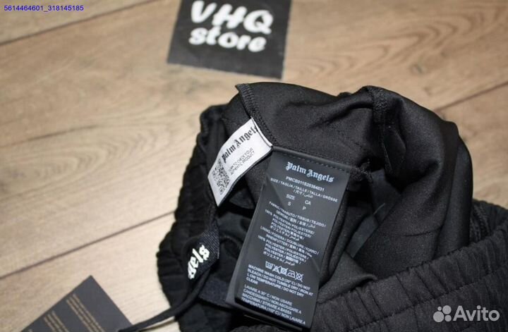 Palm Angels штаны черные (Арт.37061)