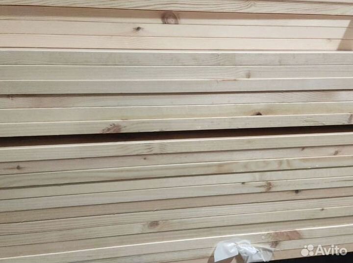Доска строганая 38*140*3000 мм сорт AB скругление