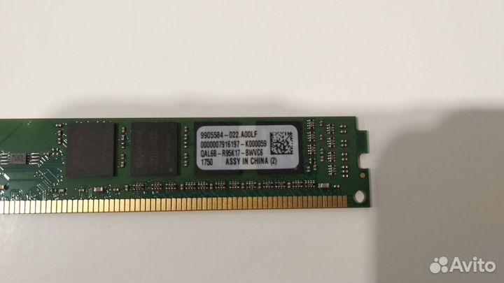 Оперативная память Kingston DDR3L 4GB