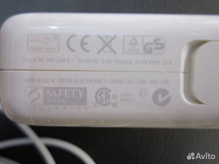 Зарядка для Macbook Magsafe1 45W