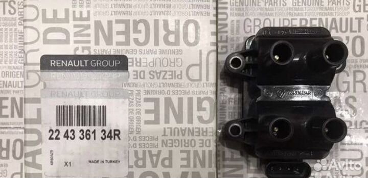 Катушка зажигания 8 кл Рено Ларгус Сандеро Клио