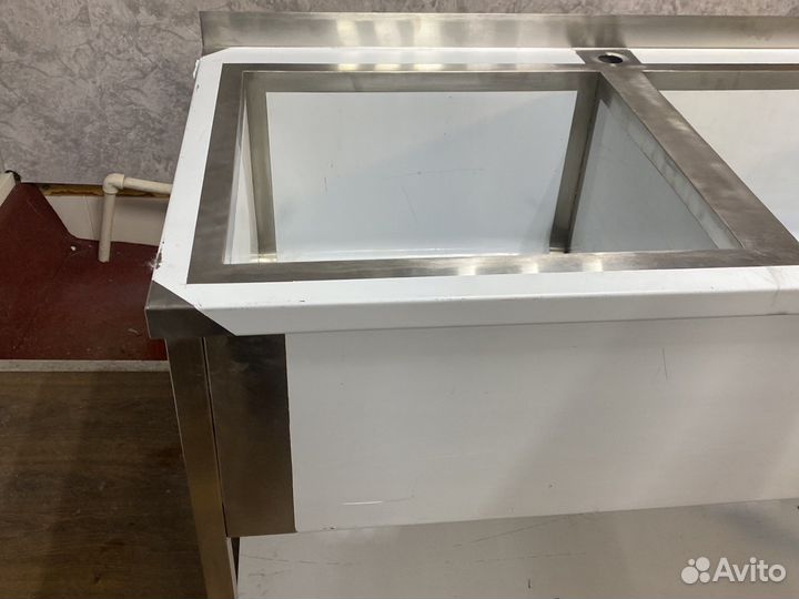 Мойка двойная из нержавейки