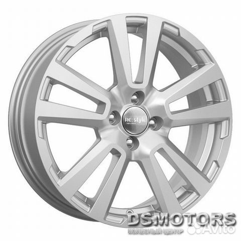 Диски кс874 6.5/17 4x100 ET41 d60.1 сильвер