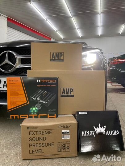 Установка акустических систем/автозвука