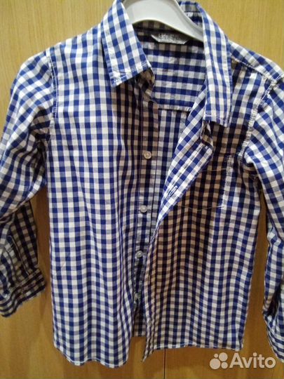 Фирменные рубашки 122р