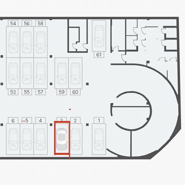 Машиноместо, 15 м²
