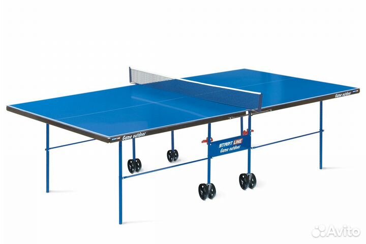 Теннисный стол start line game outdoor C сеткой