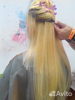 Наращивание волос,лентирование биолент