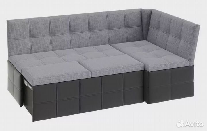 Угловой кухонный диван Домино (Токио) дизайн 2