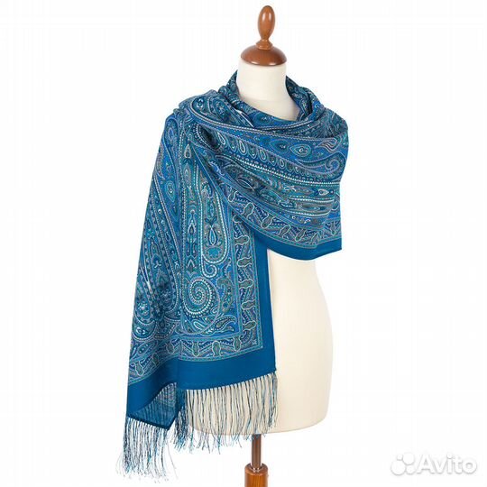 Шарф павловопосадский Зимняя пряность