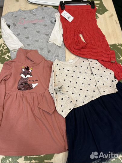 Одежда на девочку 2-3 года пакетом