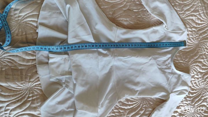 Купальник гимнастический с юбкой на рост 116-122