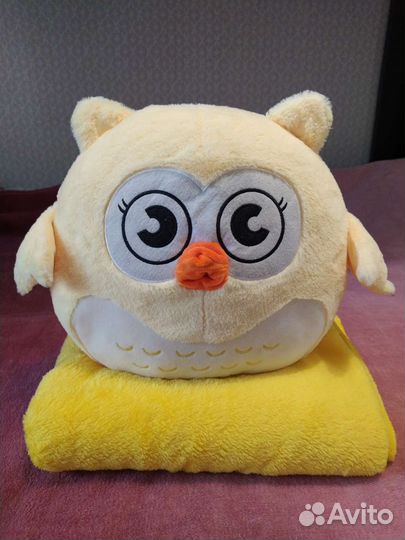 Сова с пледом 3 в 1