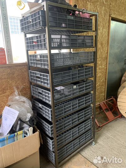 Стеллаж с ящиками