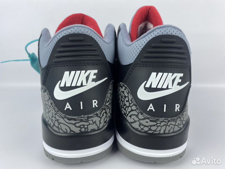 Кроссовки Nike Air Jordan 3 Retro OG Black Cement