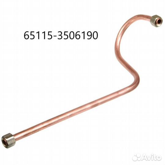 Трубка компрессора Камаз-Евро медь