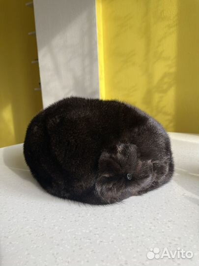 Берет норковый новый