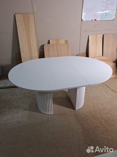 Стол белый раскладной