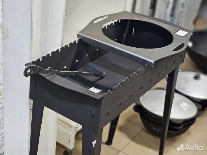 Мангал со съемными ножками 3 мм металл