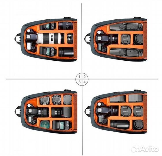 Фоторюкзак Puluz с отделением для ноутбука