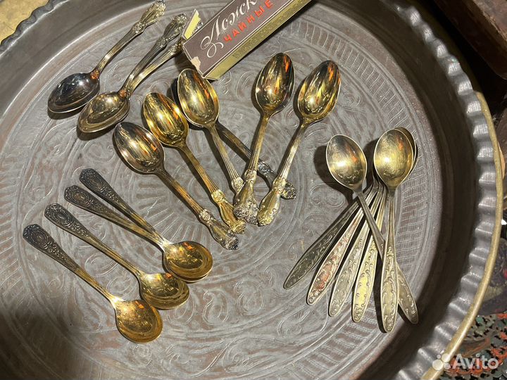 Набор столовый Ложки/вилки/ножи мельхиор