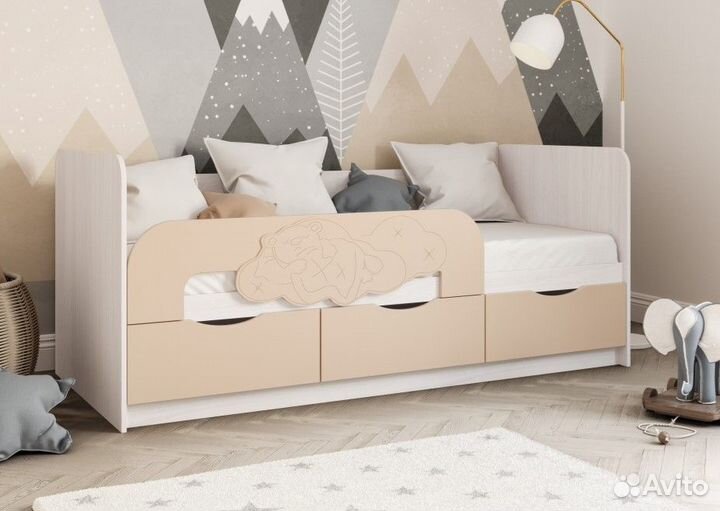 Детская кровать Мишки