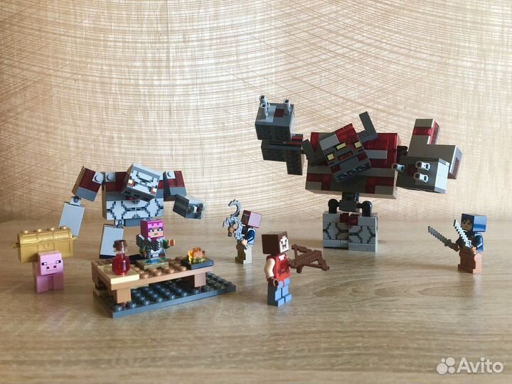Lego Minecraft 21163 Битва за красную пыль